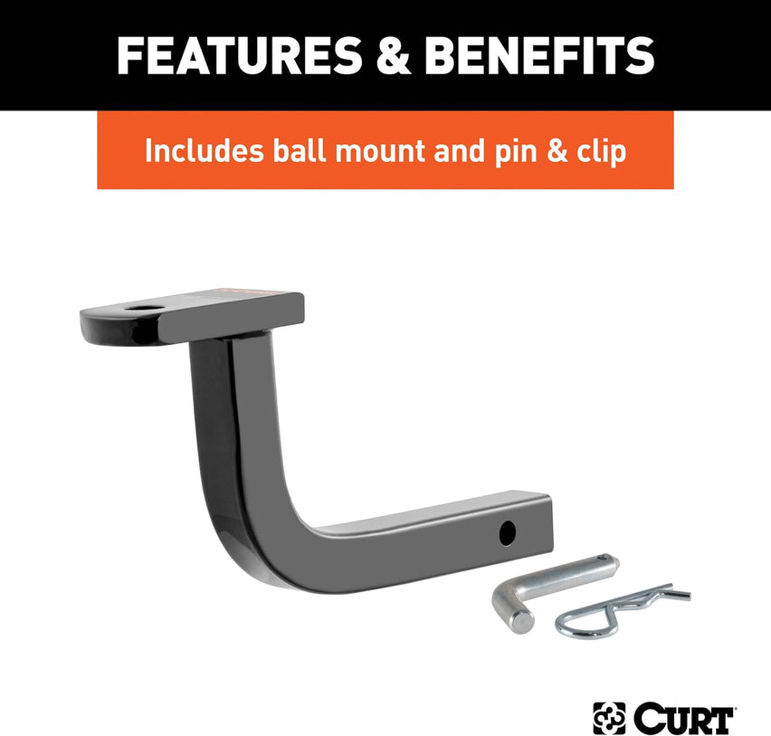 1 Trailer Hitch with Ball Mount