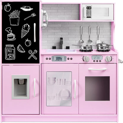 Best Pretend Kitchen Wooden Toy Set for Kids