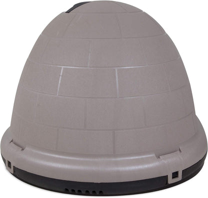 Petmate Indigo Dog House (Igloo Dog House, Made in USA with 90% Recycled Materials, All-Weather Protection Pet Shelter) for XL Dogs -90 to 125 pounds, Made in USA