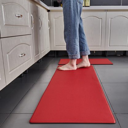 Zockwoo Premium PVC Kitchen Mat - Ergonomic Anti-Fatigue Non-Slip Floor Rug