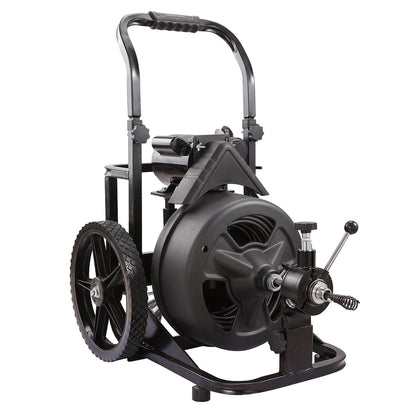 XtremepowerUS 45078 45078 Drain Snake Commercial w/Attachments 100' Electric Sewer