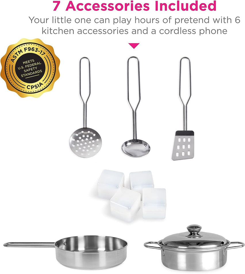 Best Pretend Kitchen Wooden Toy Set for Kids