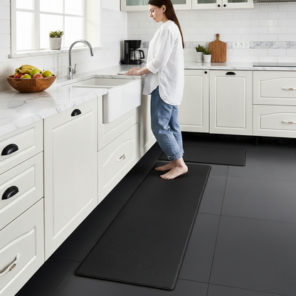 Zockwoo Premium PVC Kitchen Mat - Ergonomic Anti-Fatigue Non-Slip Floor Rug