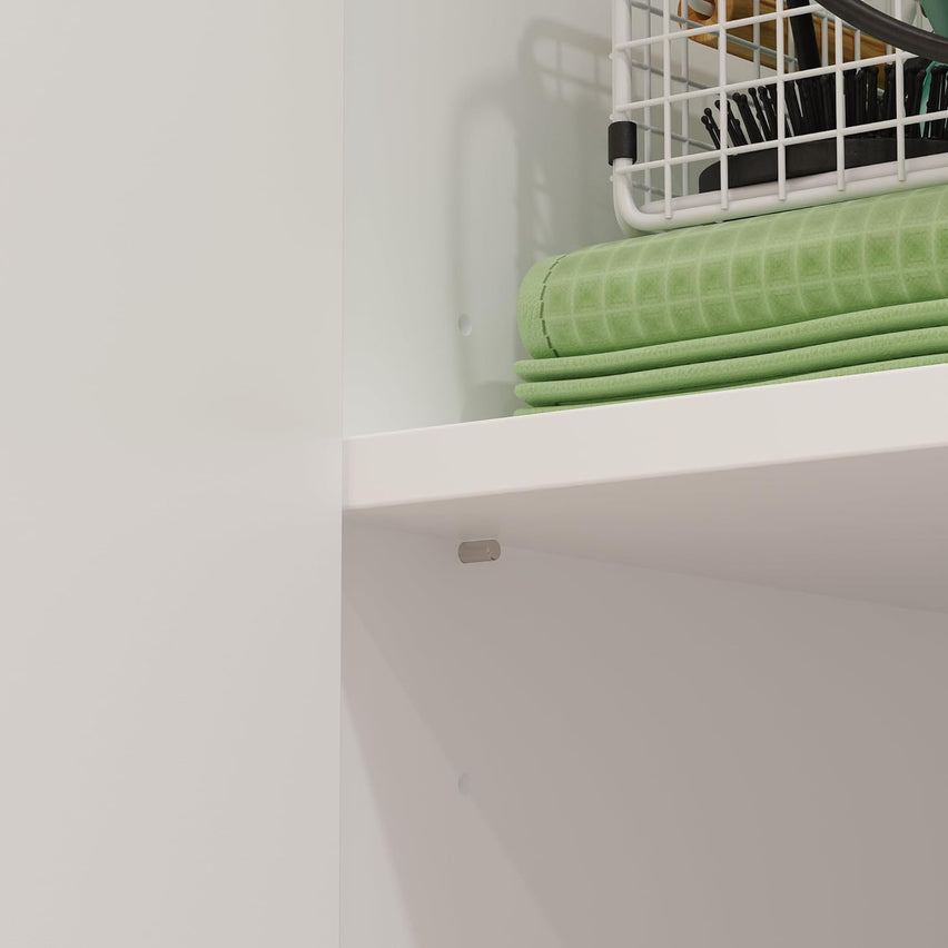Storage cabinet with laundry basket, display cabinet