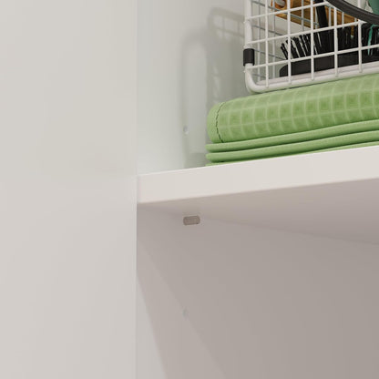 Storage cabinet with laundry basket, display cabinet