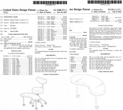 Pipersong Meditation Chair, Home Office Desk Chair, Cross Legged Chair with Lumbar Support and Adjustable Stool